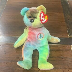 Ty Beanie Baby - Peace Bear